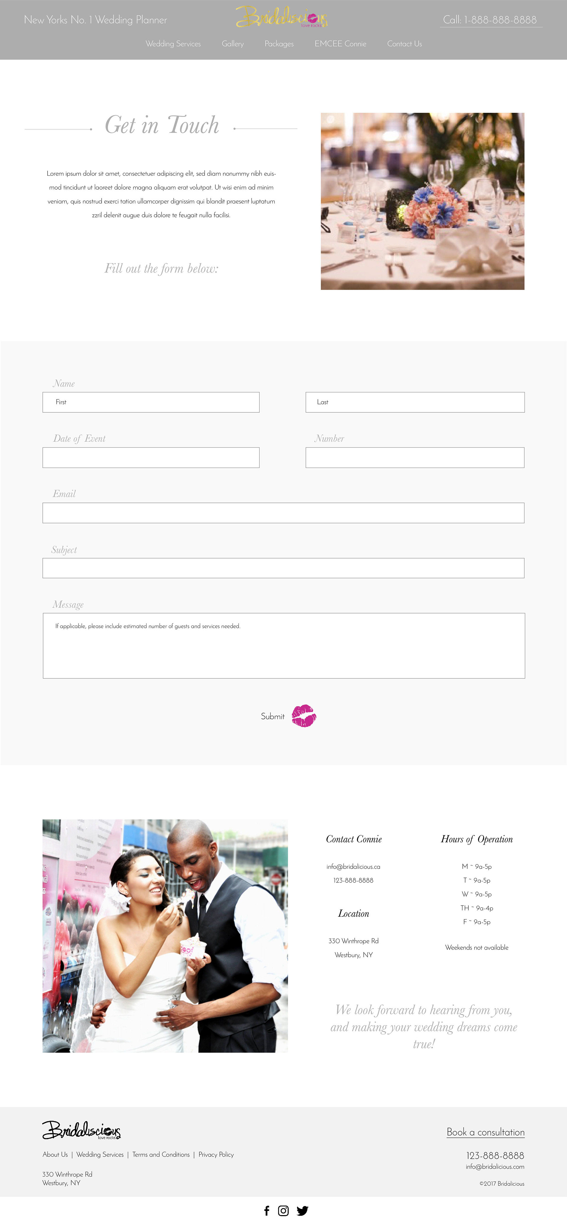 CONTACT US PAGE