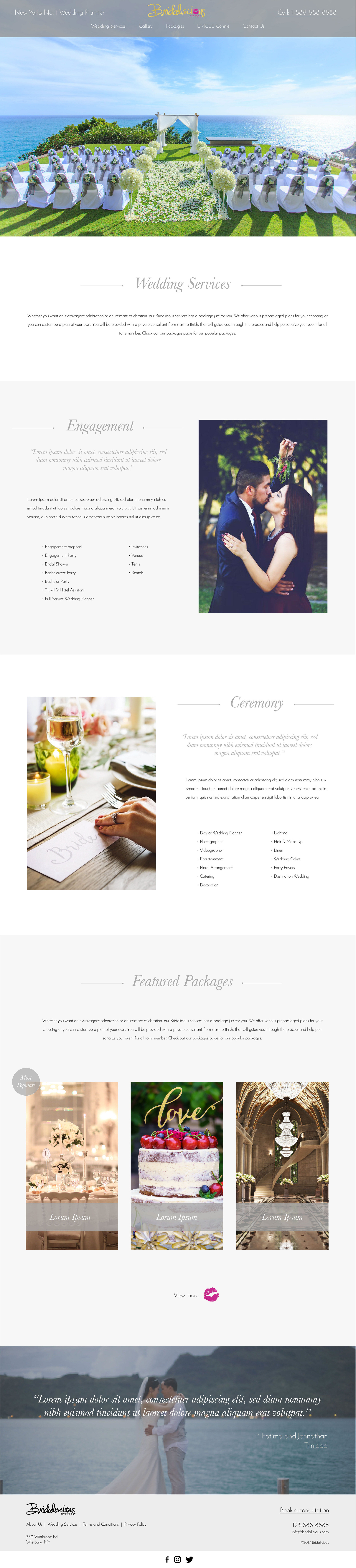 PACKAGE LANDING PAGE
