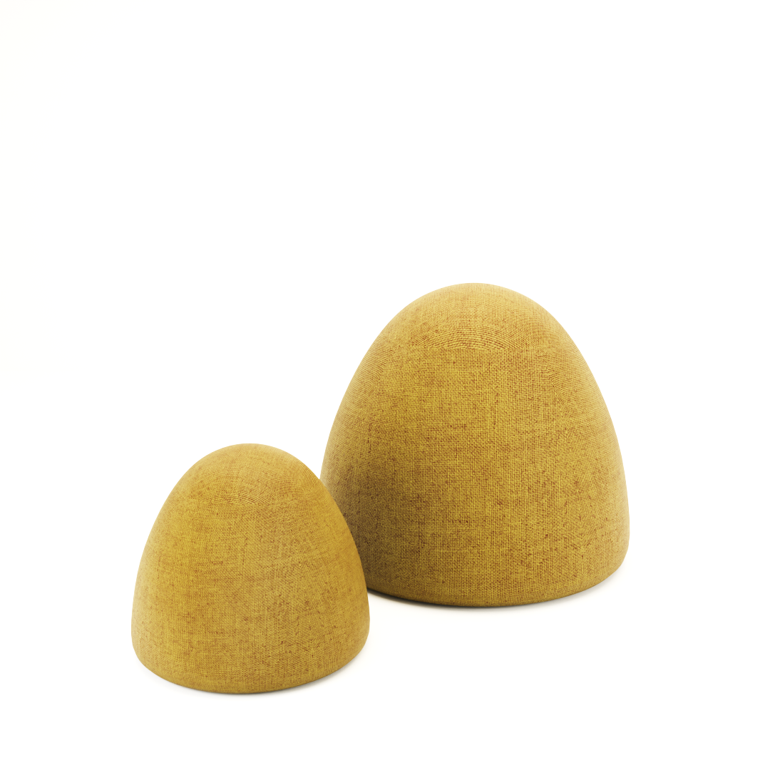 Hill Ottoman in medium and large