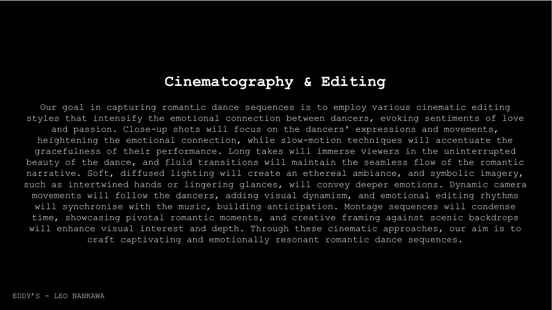 Cinematography