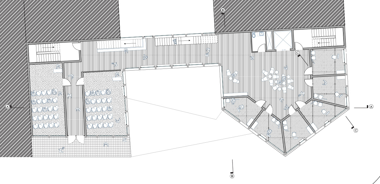 THIRD FLOOR | TERRACE, CLASSROOMS, PRACTICE ROOMS