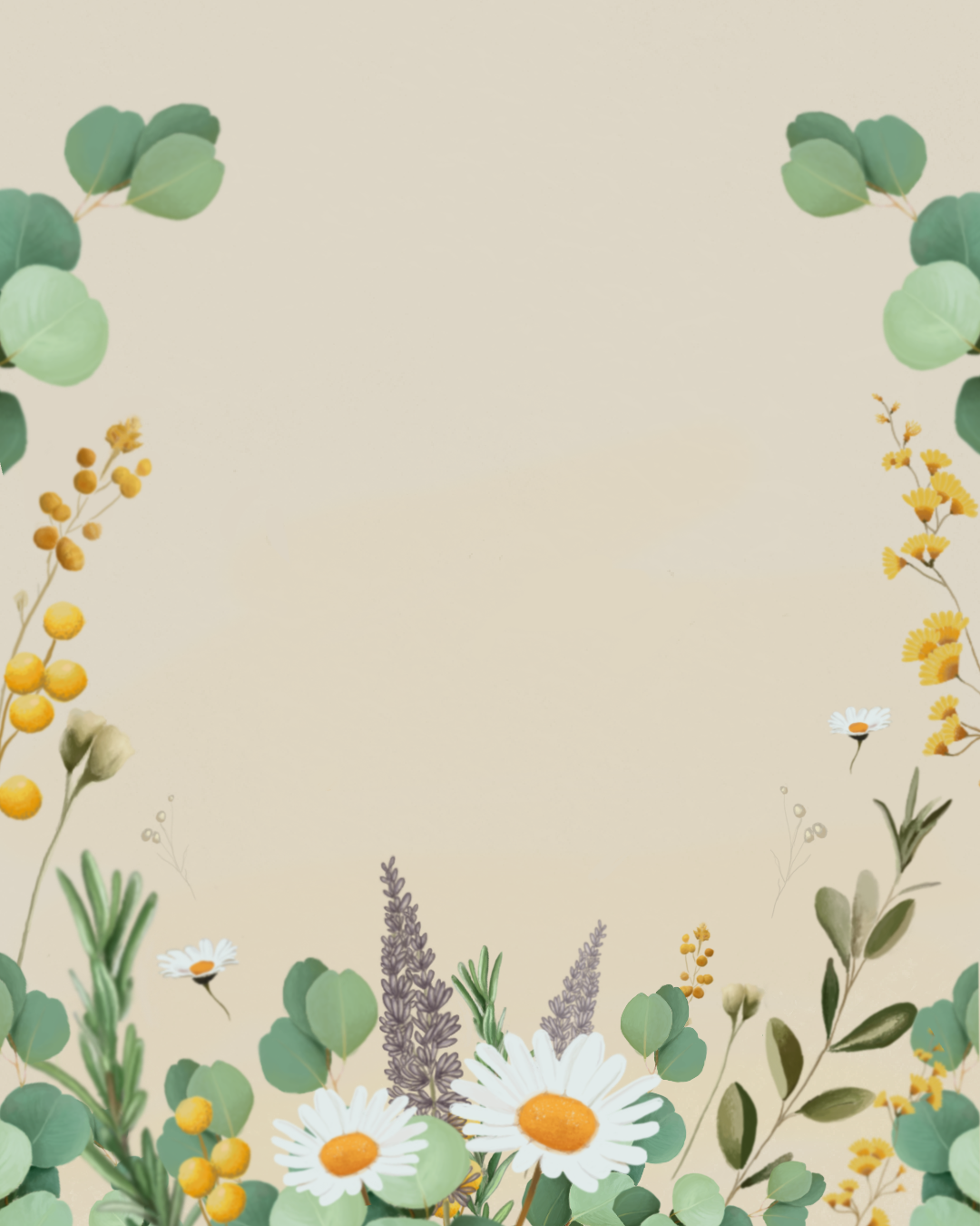 Illustrated flowers