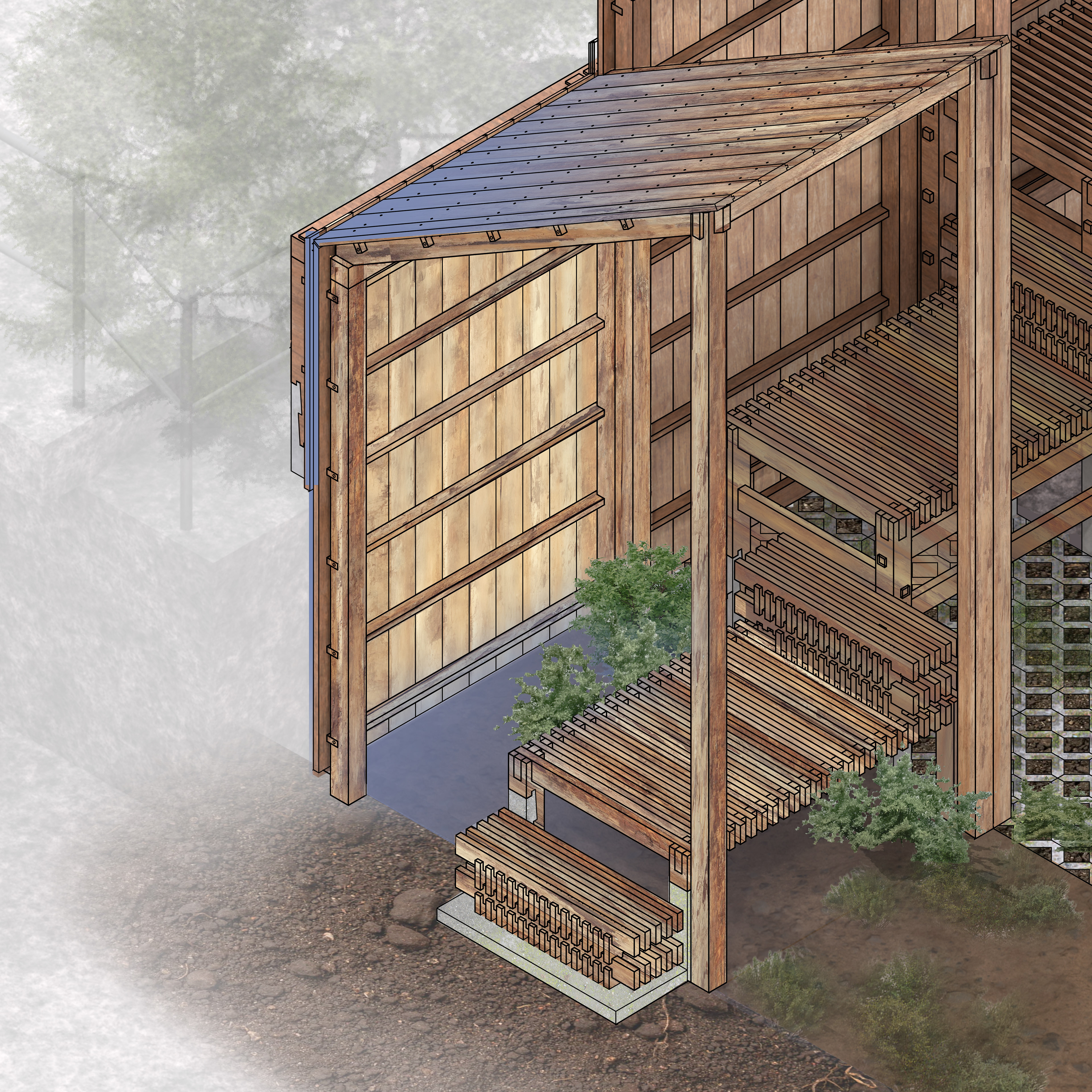 Axo: Model by Tuukka Richardson, graphics by Keira Santoso