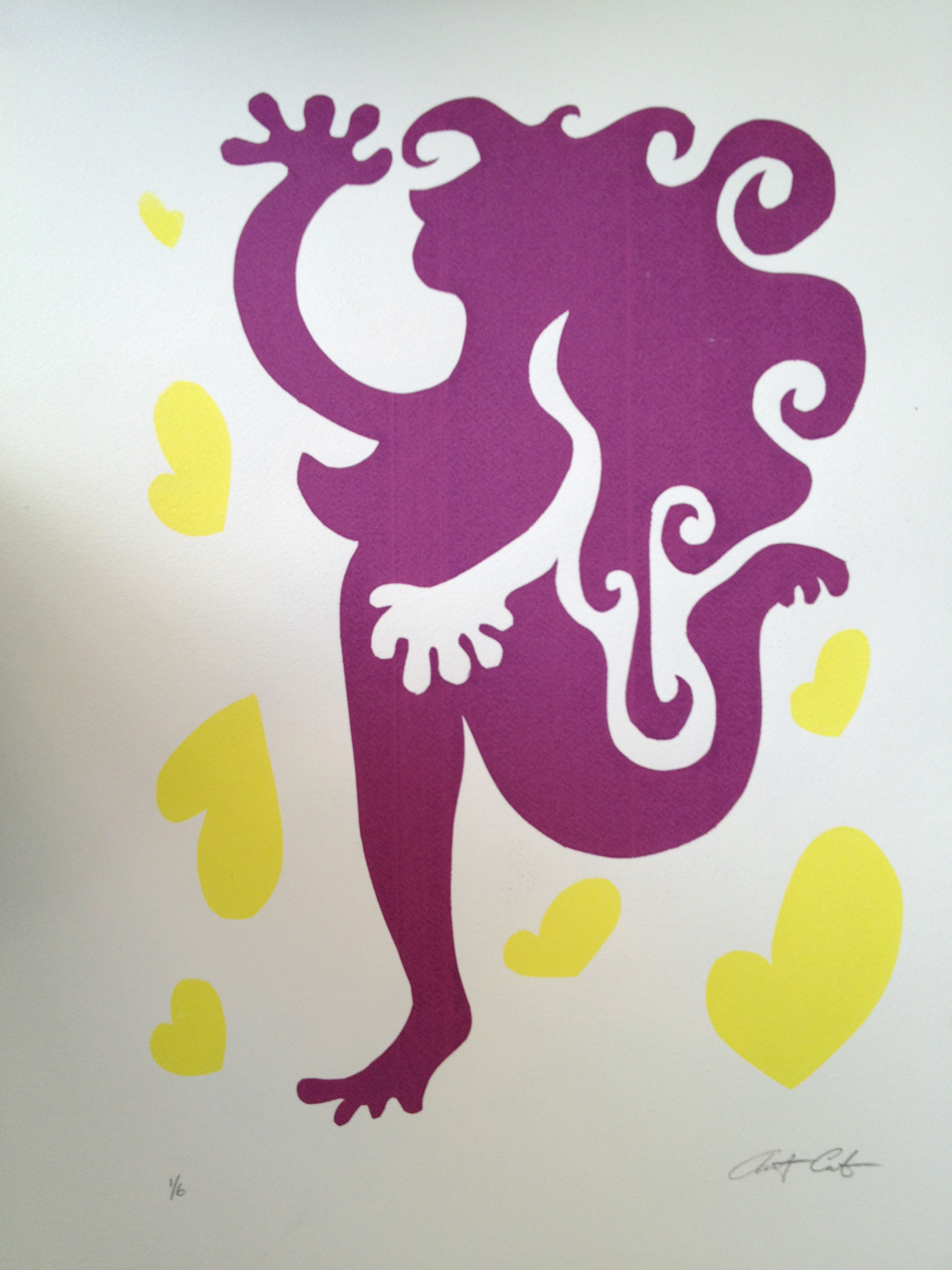 After Matisse II, (Silkscreen)