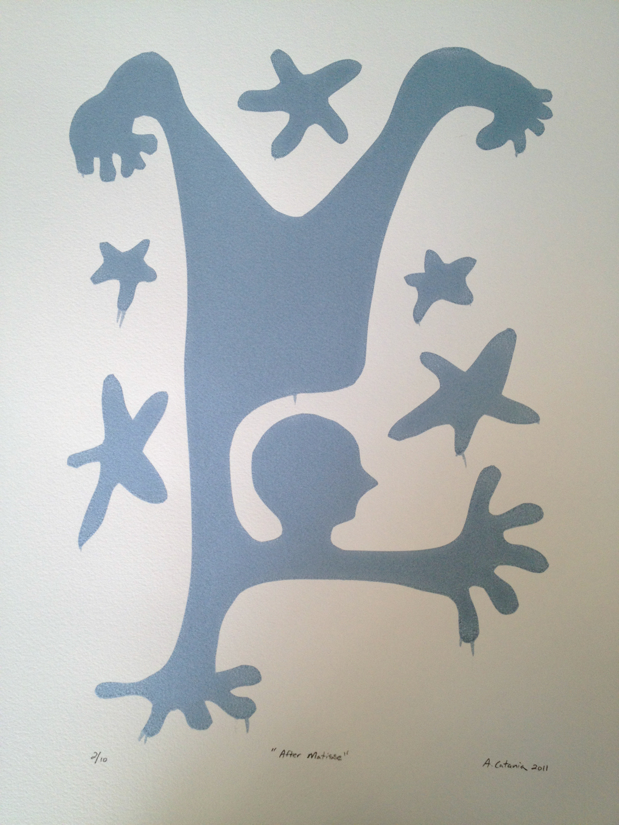After Matisse, (Silkscreen)