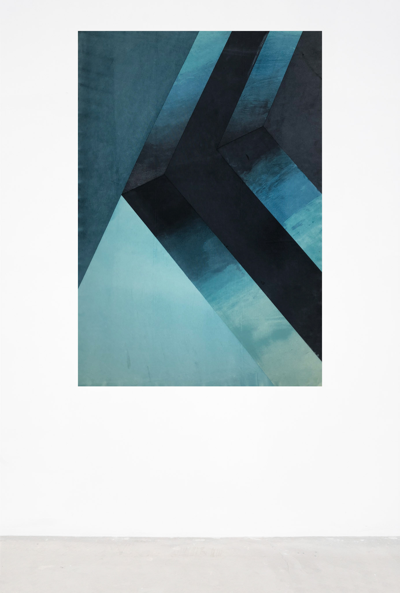 BLU 2 - $700. Tapestry hung with grommets