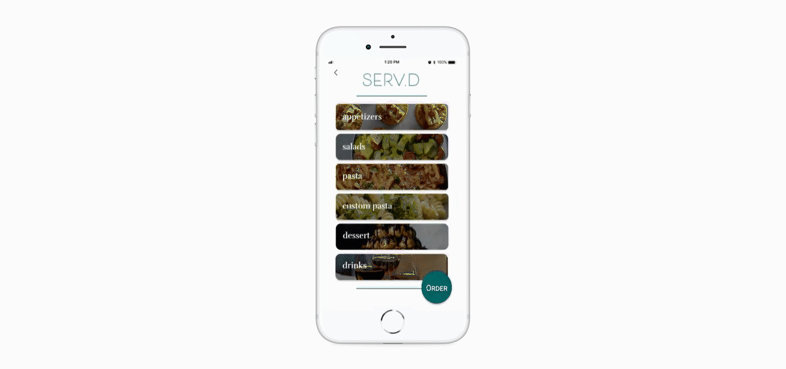 Browse the menu of your chosen restaurant; Join the queue via chat, audio or visual call