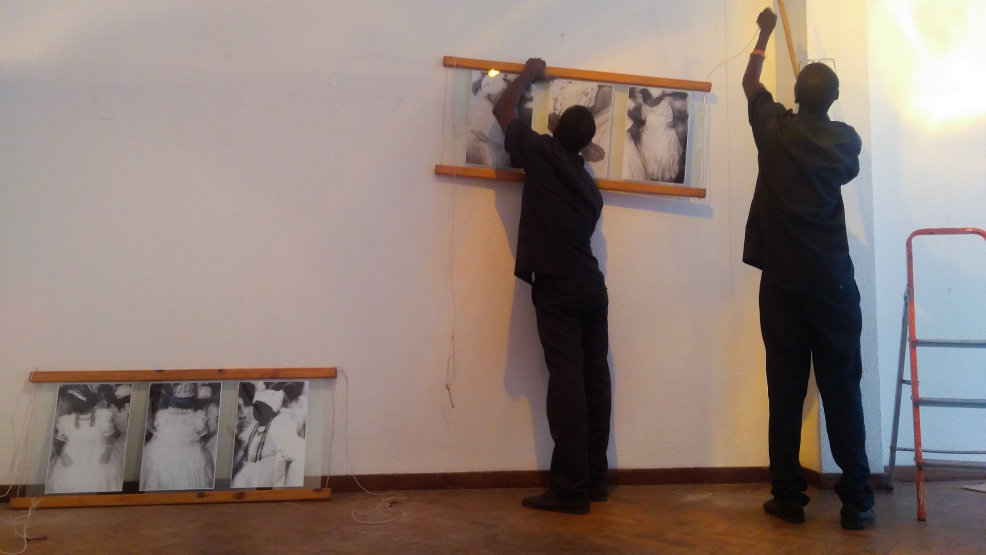 Montagem da exposição