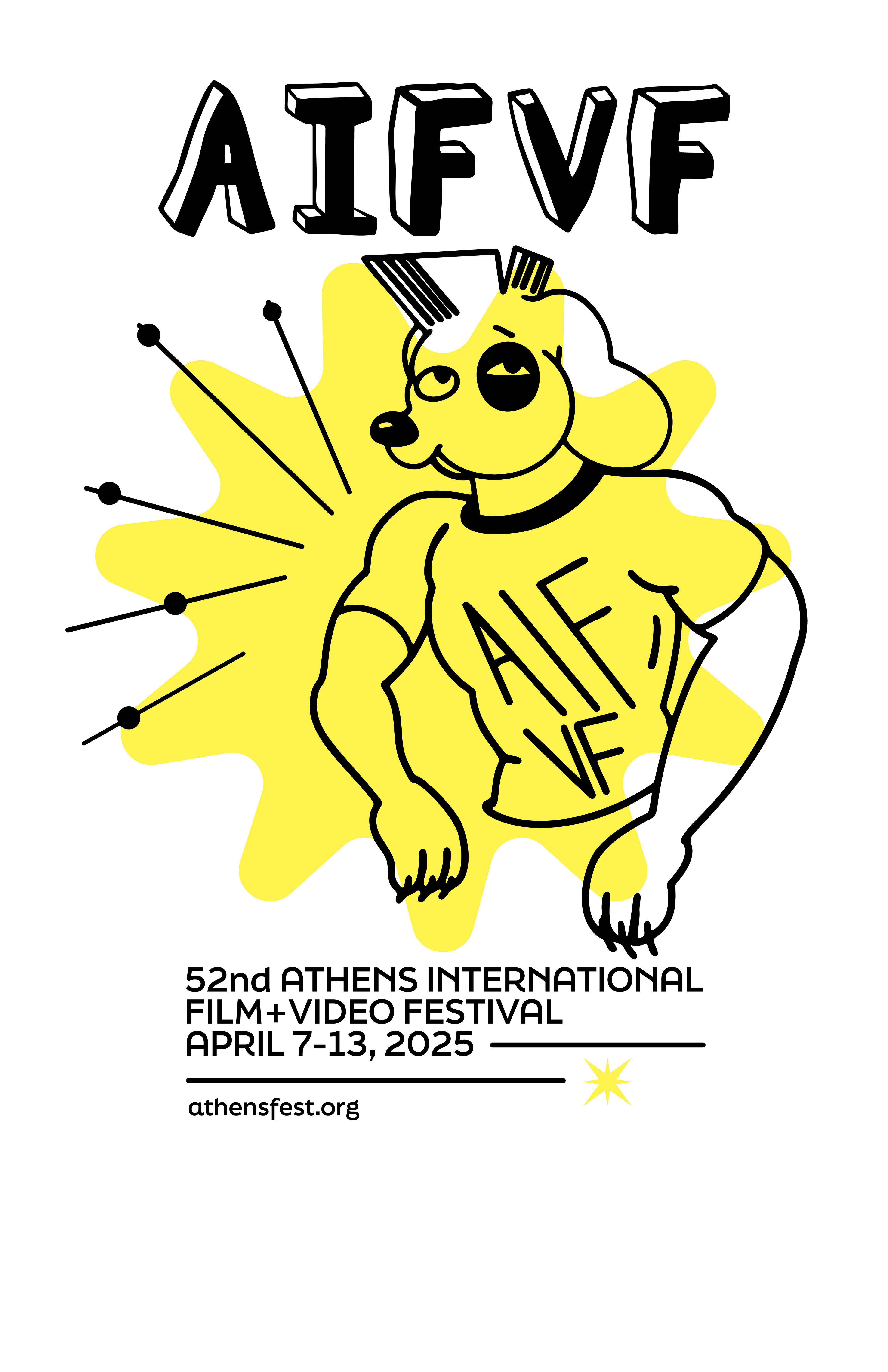 Athens International Film and Video Festiva 53rd Visual Campaign Poster Design 