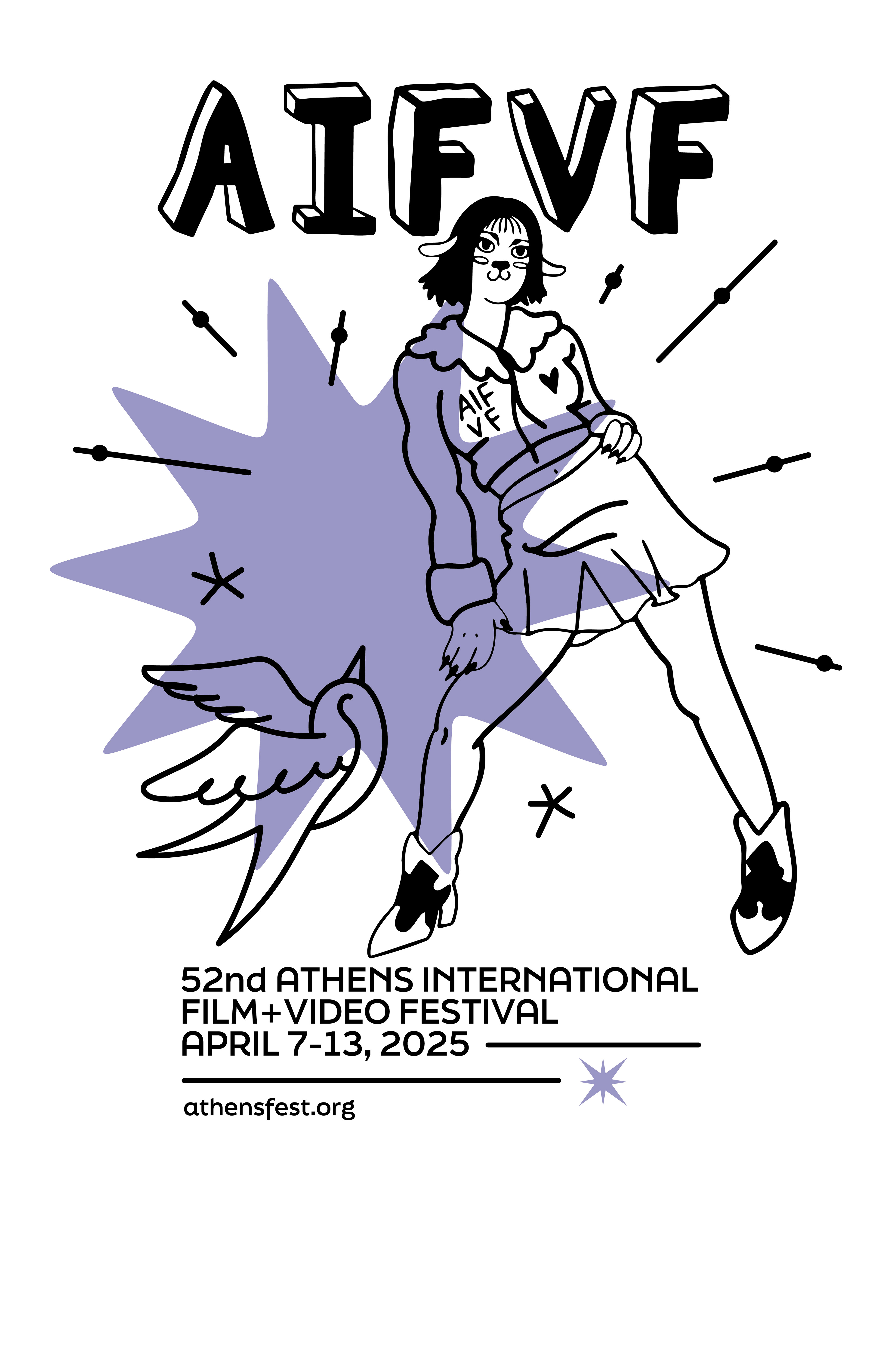 Athens International Film and Video Festiva 53rd Visual Campaign Poster Design 