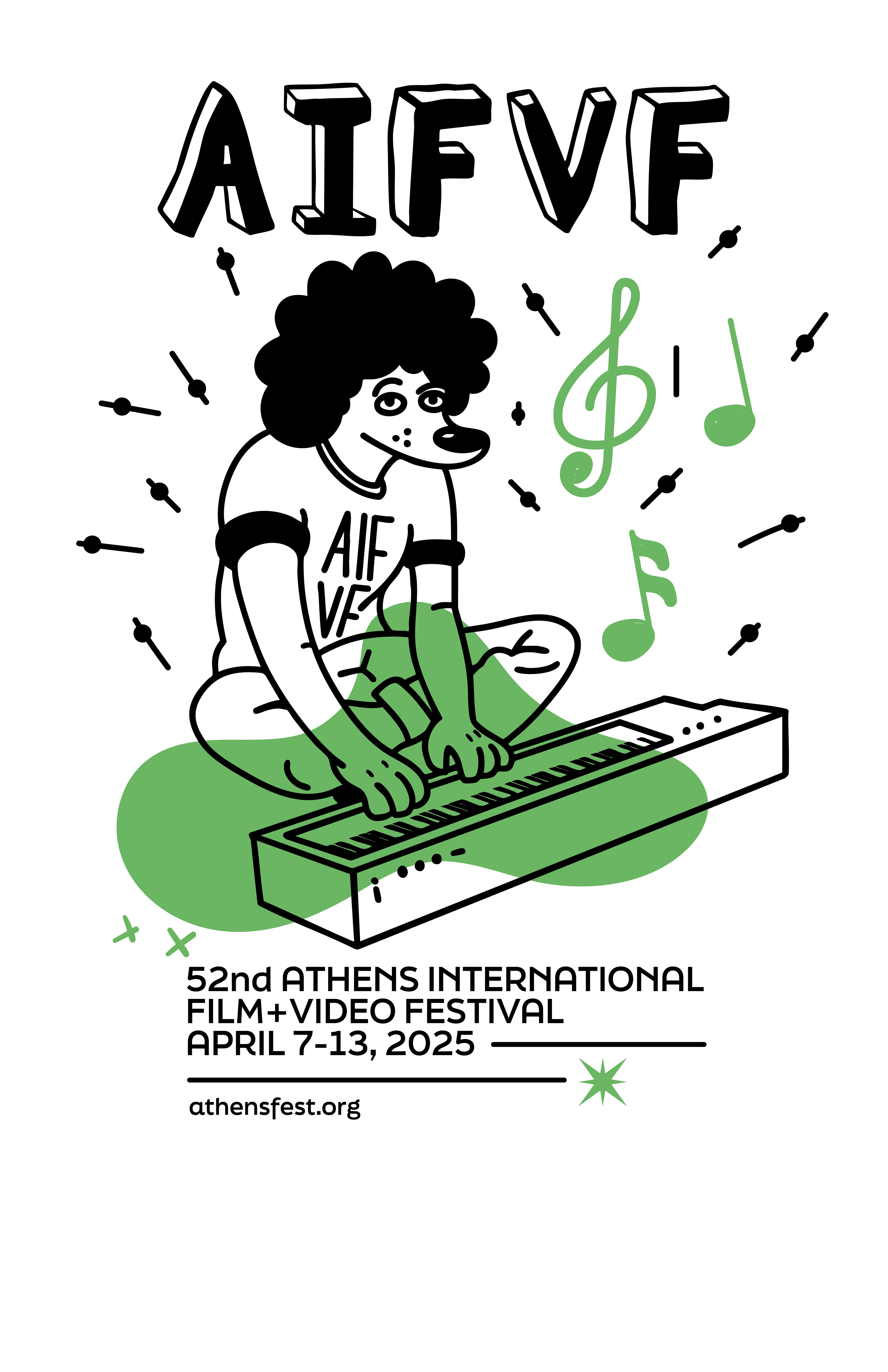 Athens International Film and Video Festiva 53rd Visual Campaign Poster Design 