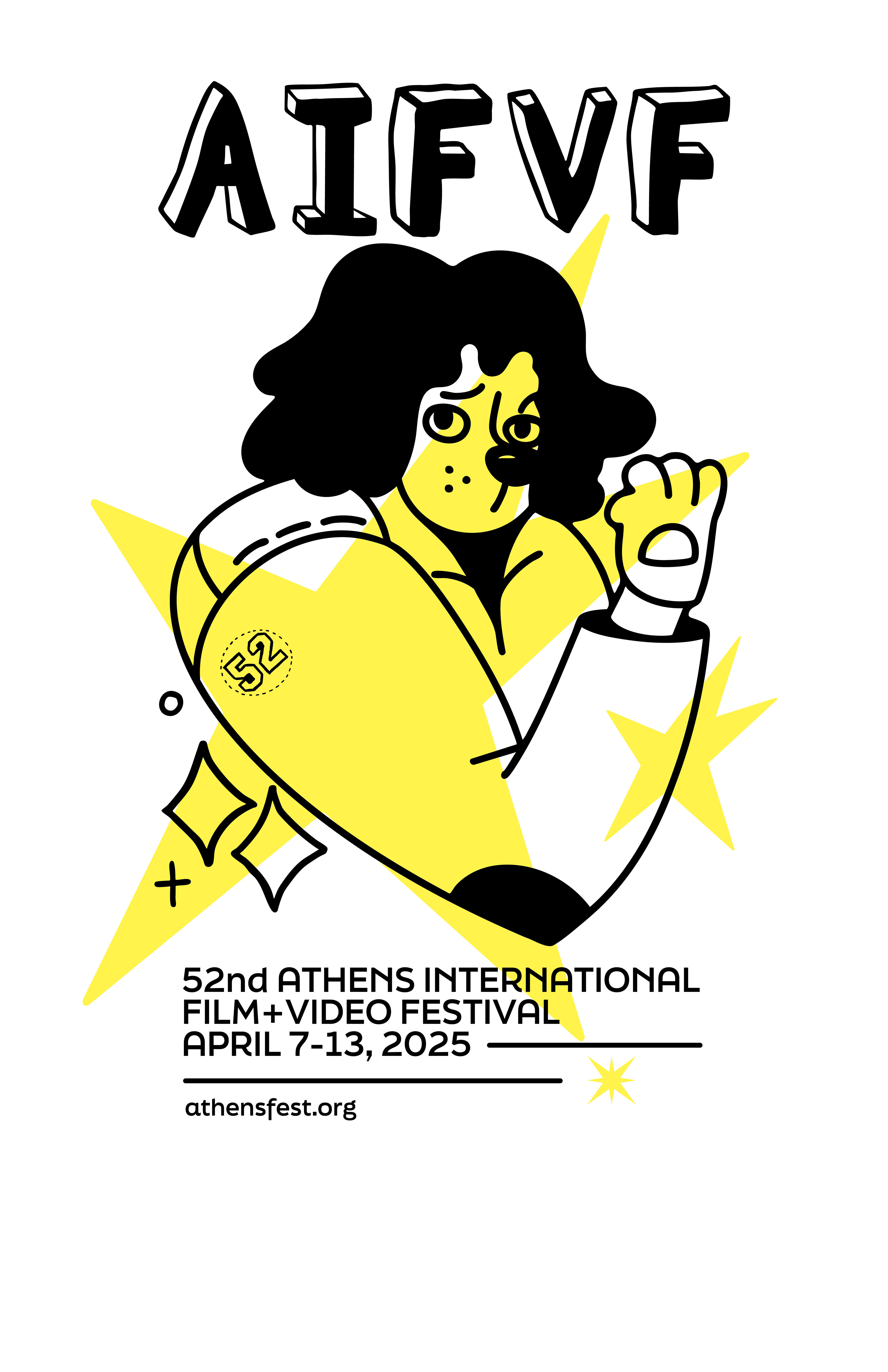 Athens International Film and Video Festiva 53rd Visual Campaign Poster Design 