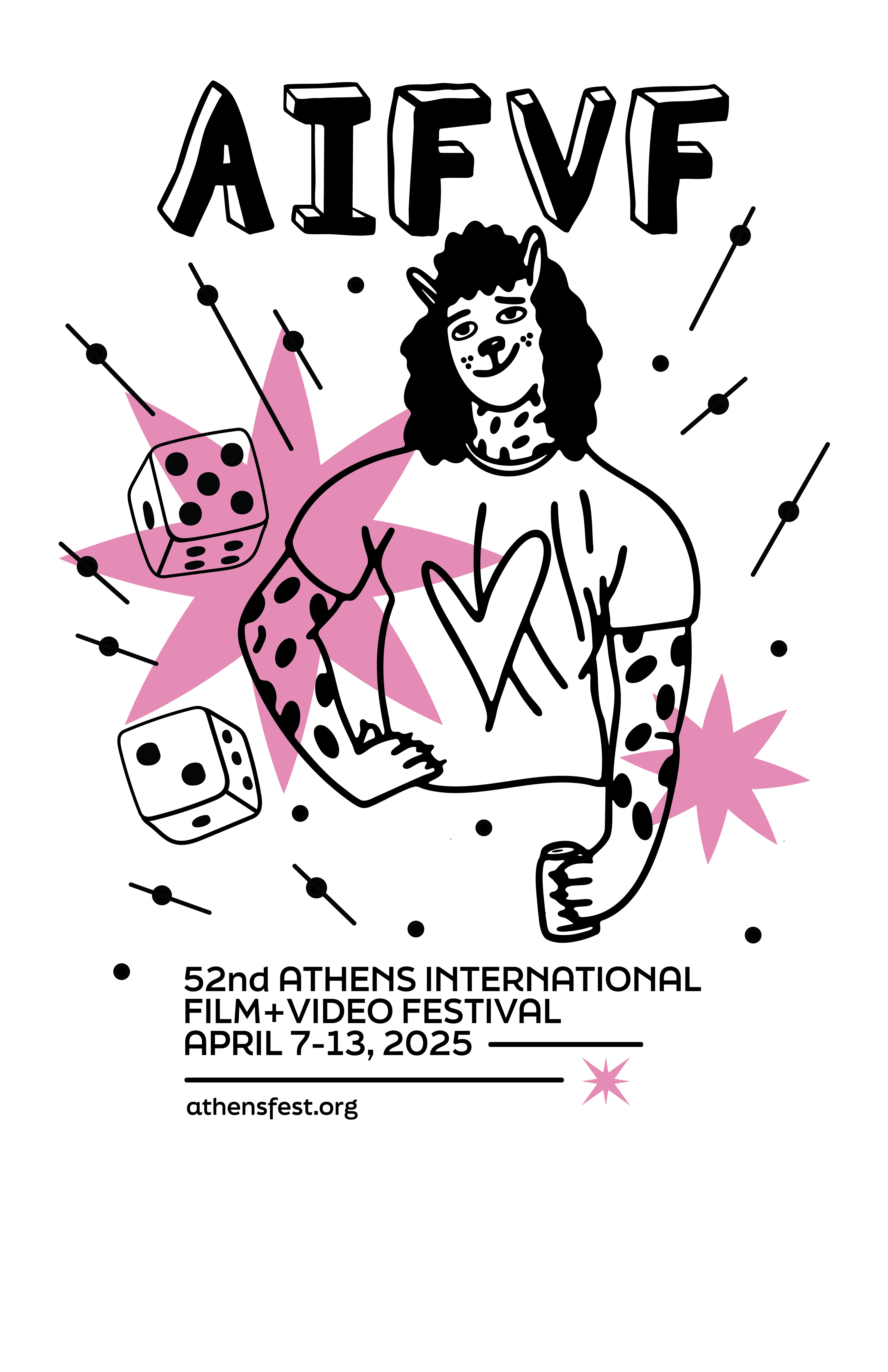 Athens International Film and Video Festiva 53rd Visual Campaign Poster Design 