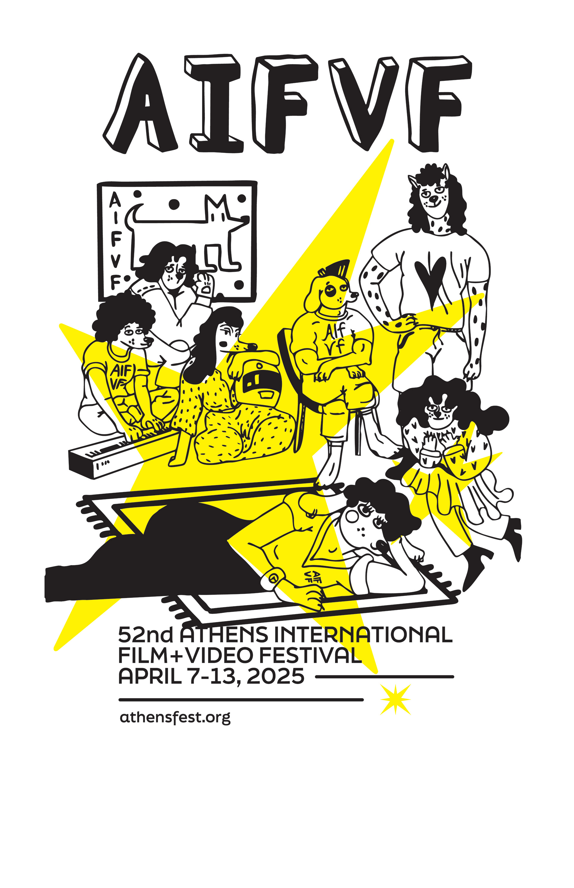 Athens International Film and Video Festiva 53rd Visual Campaign Poster Design 