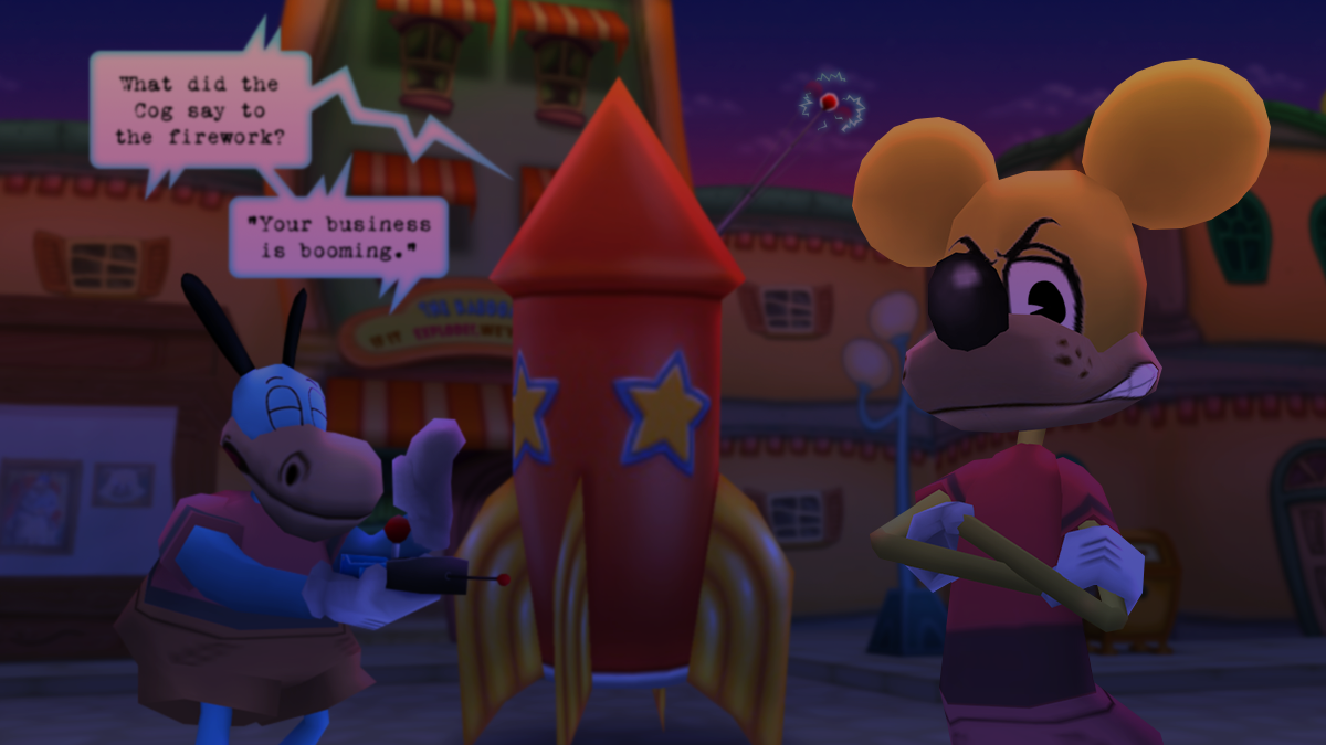 Exploding with Laughter on July Fourth! - https://toontownrewritten.com/news/item/890/exploding-with-laughter-on-july-fourth