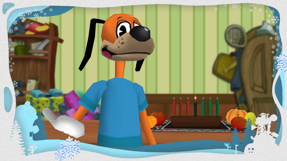 Vegetable Vern's Verdant Kwanzaa - https://toontownrewritten.com/news/item/970/vegetable-verns-verdant-kwanzaa