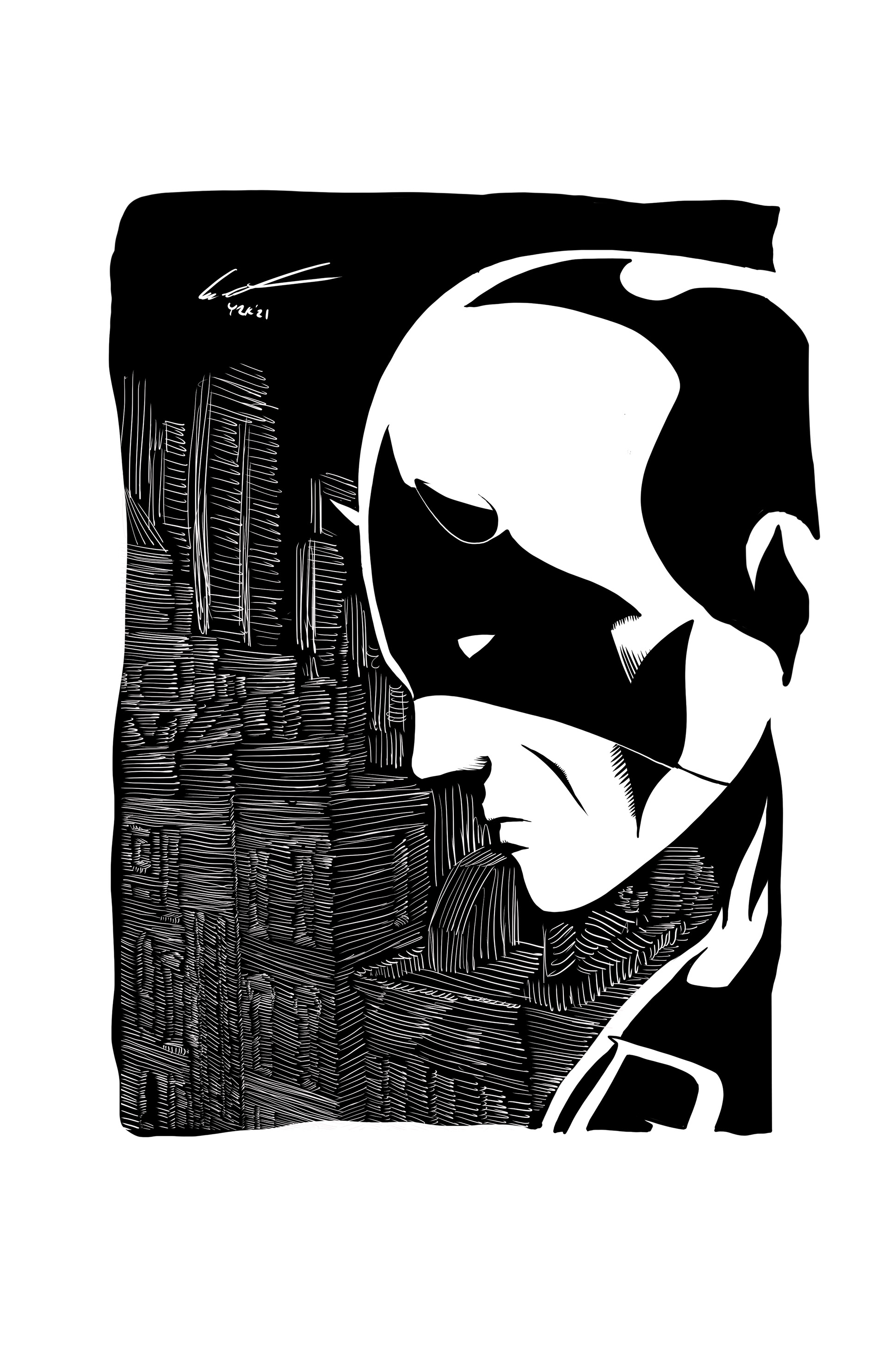 Daredevil in B&W