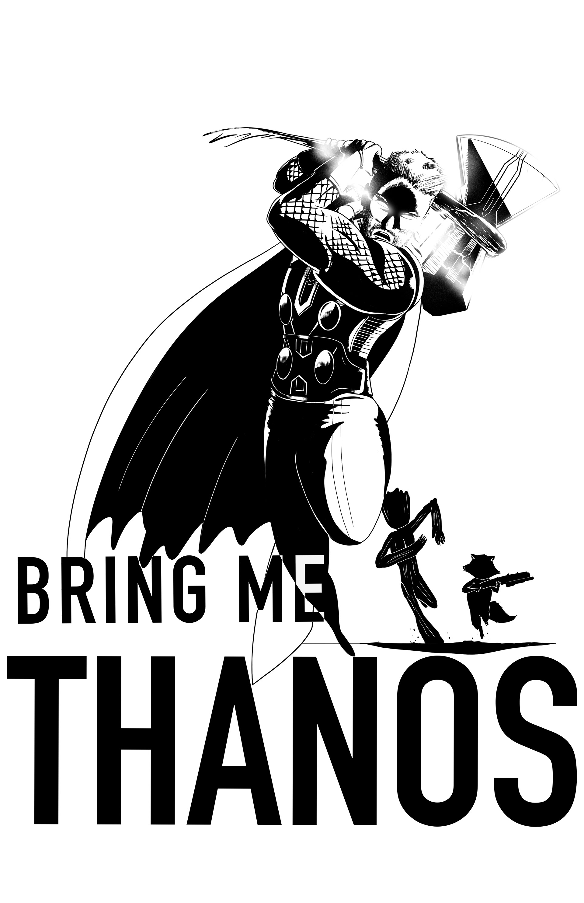 Thor in B&W