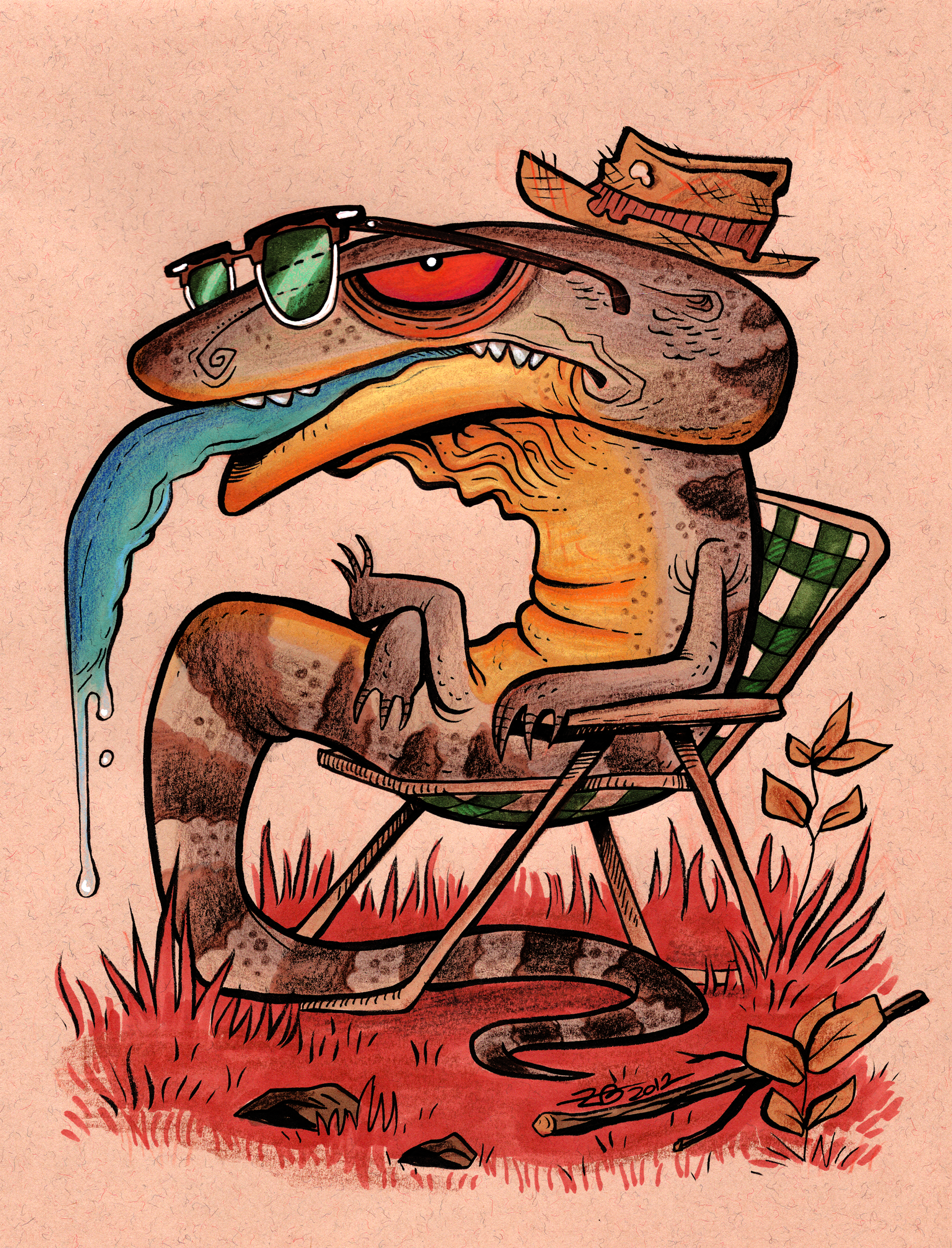 Skink (Copic Marker)