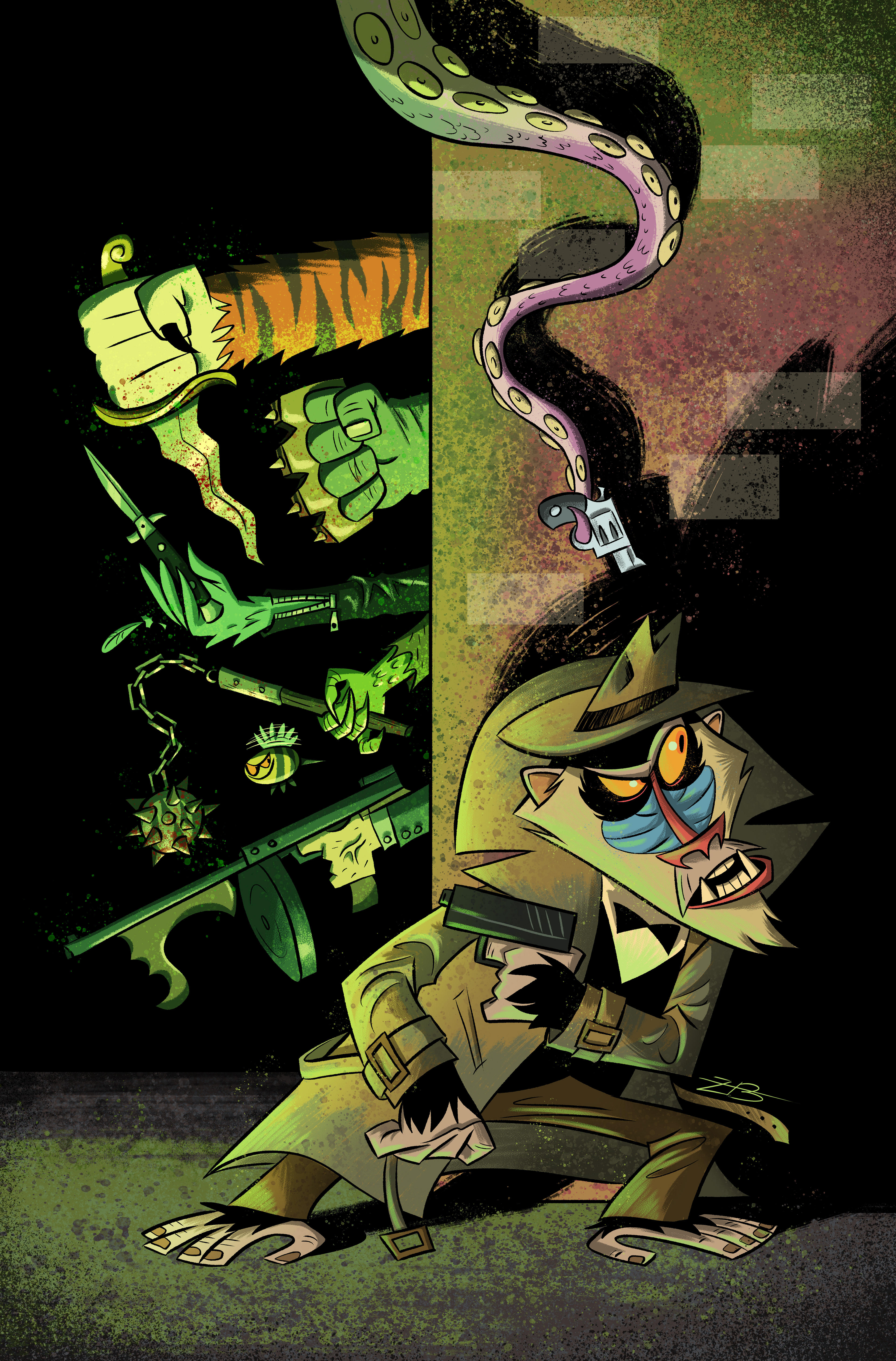 Mandrill P.I. Comic Cover