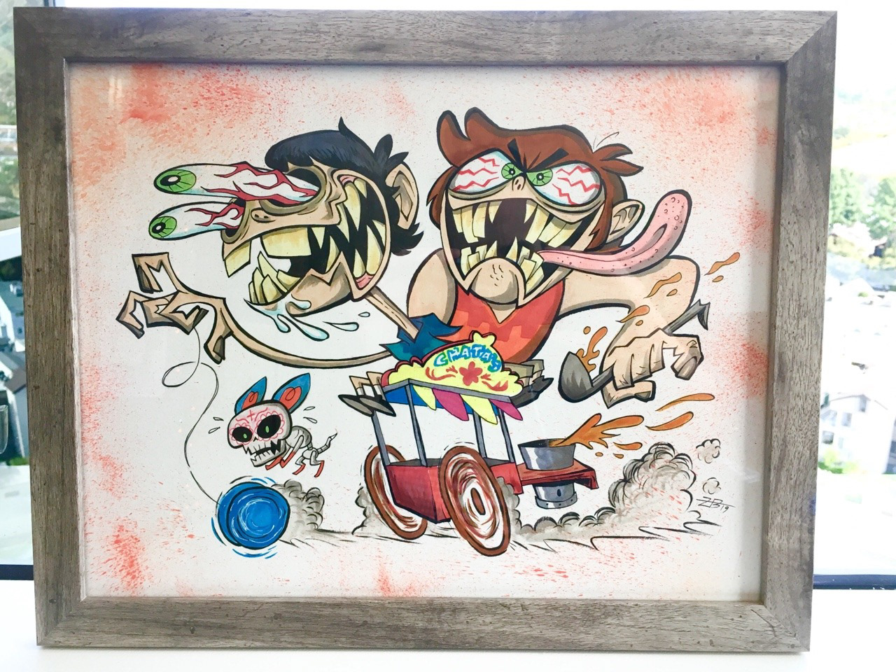 Chata's Cart (Copic Marker/ Watercolor)