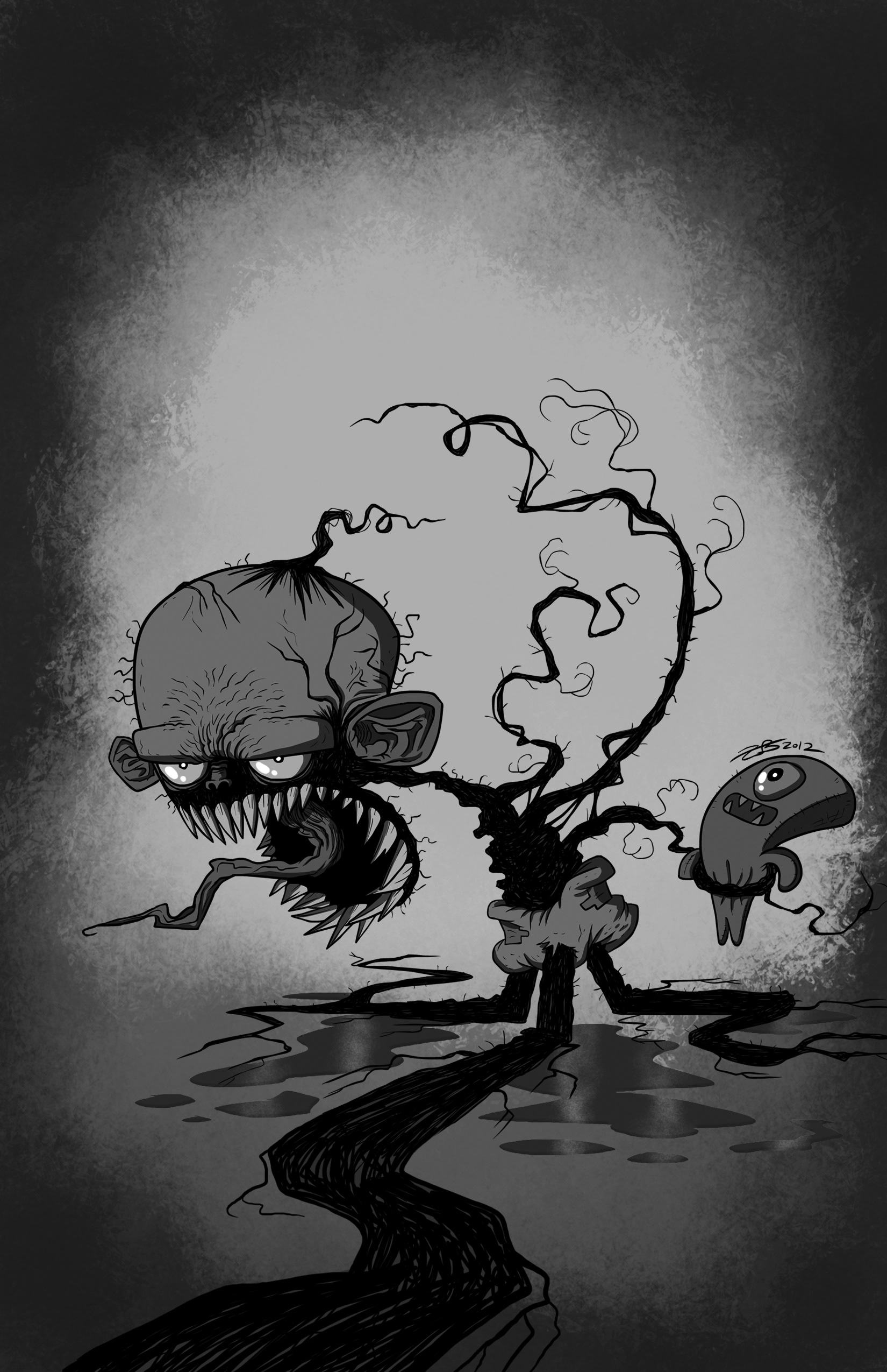 Pinup for "Sullengrey" by Drew Rausch
