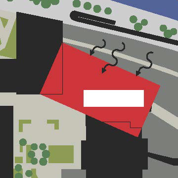Plinth blocks road noise