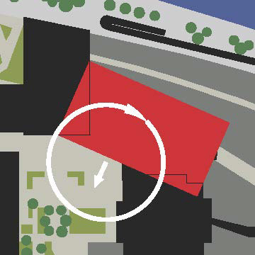 Connect park and bldgs.