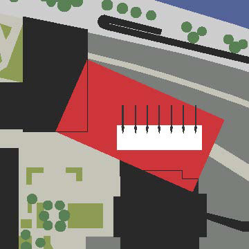 Transparent housing slab