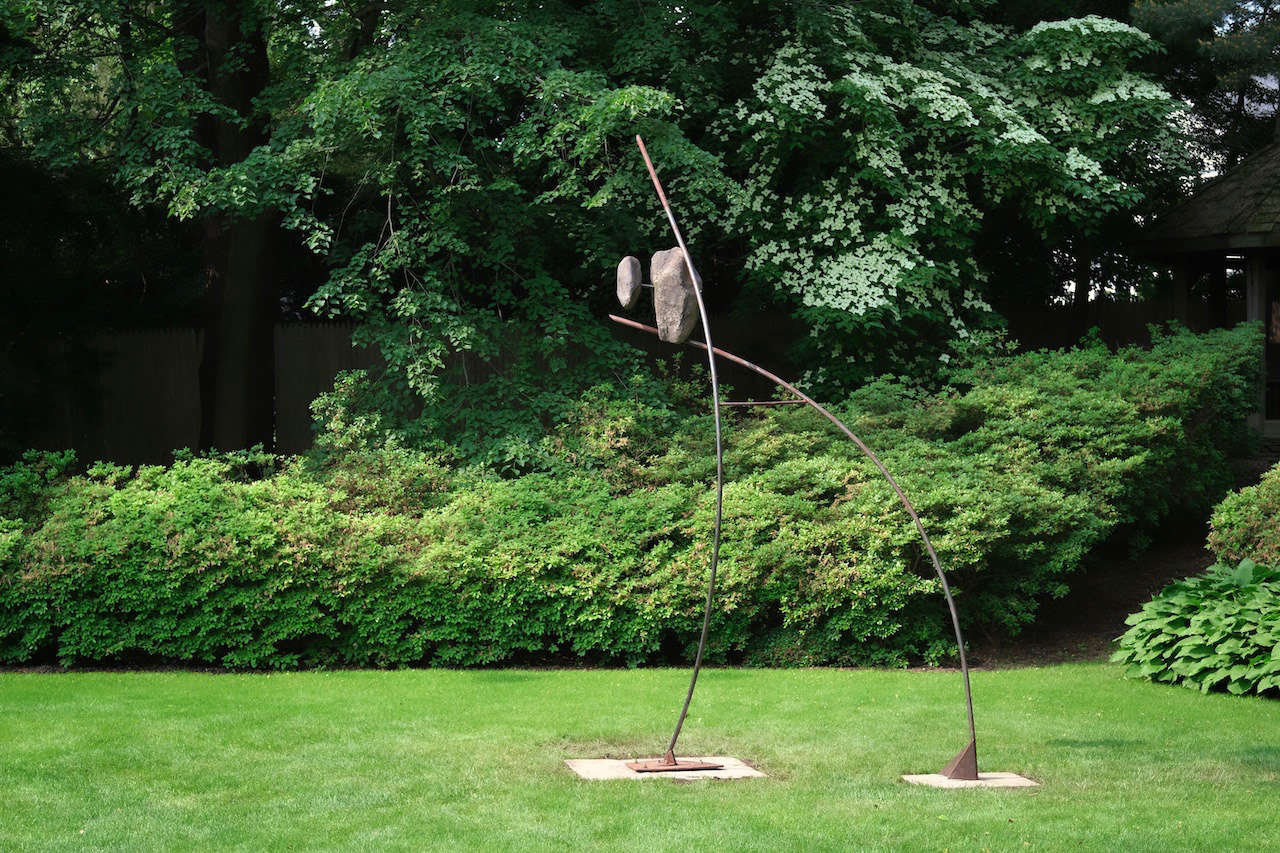 "Stride." Stone, steel. 2016
