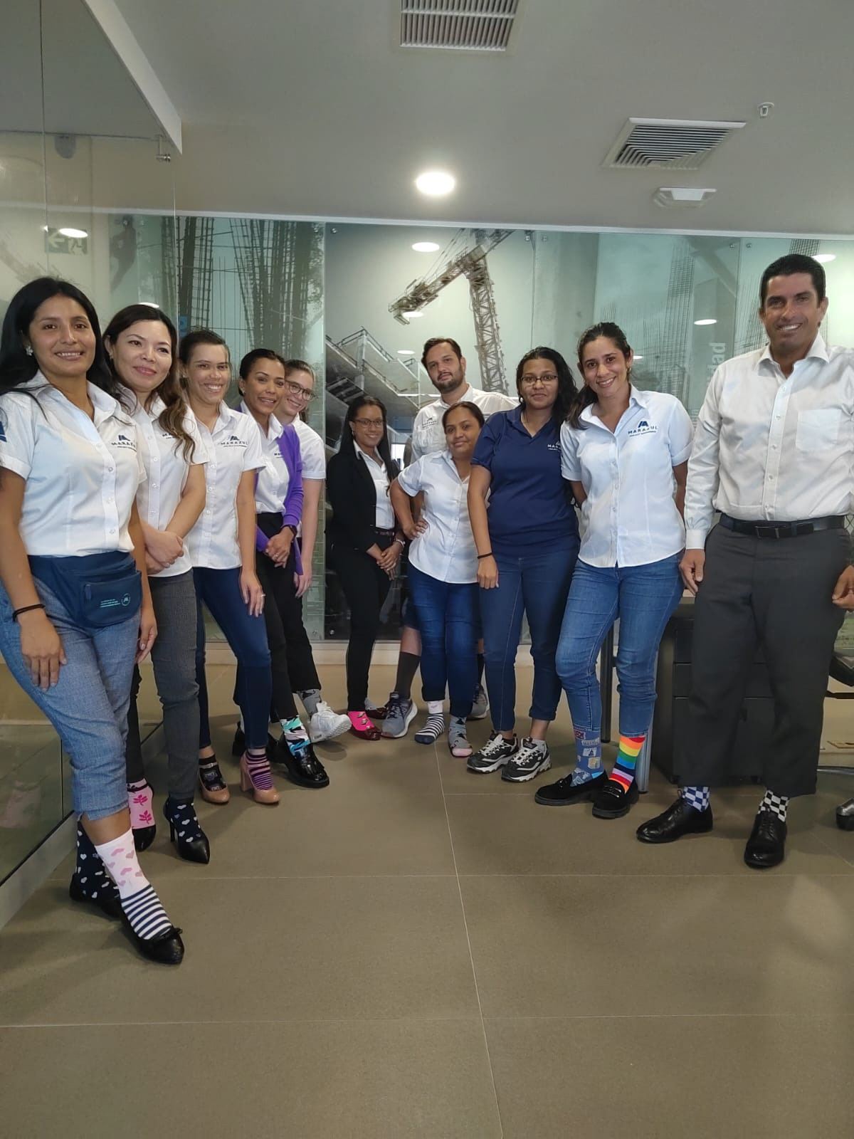 Oficina Central, Proy. Club Unión, Proy. Bocas Bali Gruopo Sedes dicen Si a la Causa con sus medias diferentes