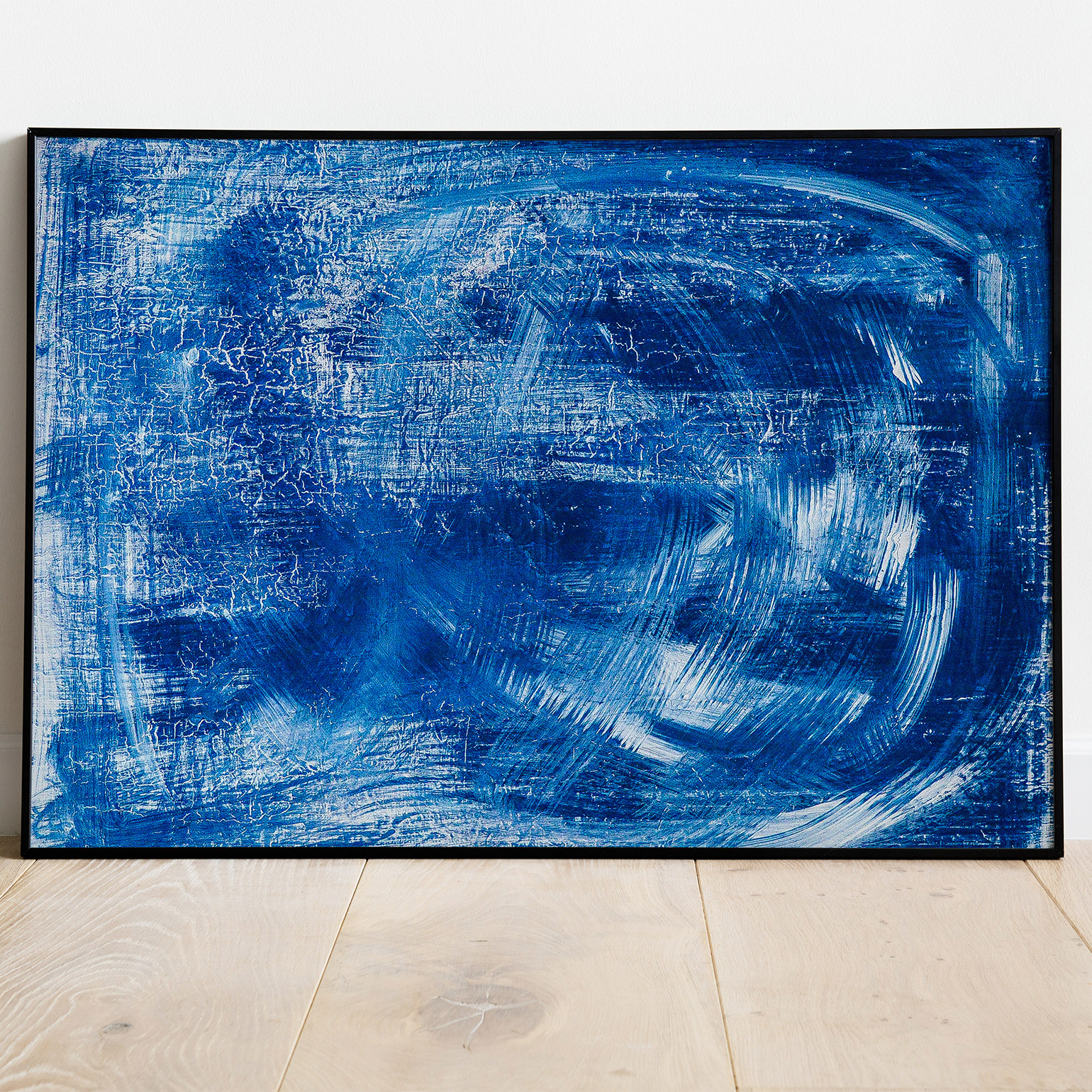 MR BLUE - Mixed Media on Canvas - 80cmx70cm - SOLD