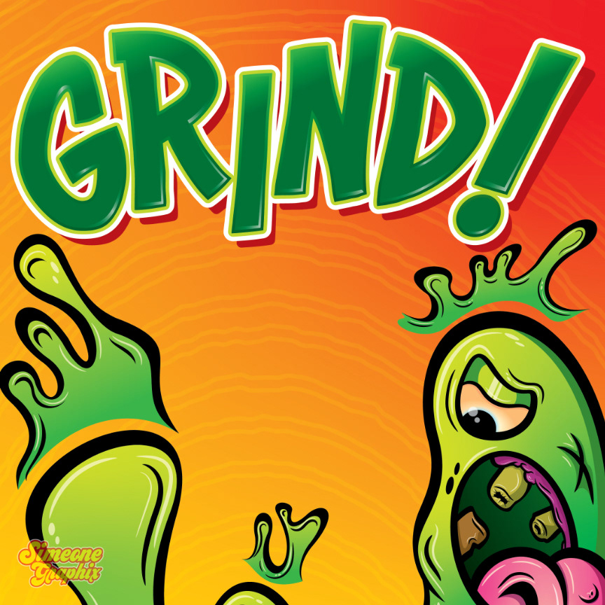 simeone graphix munchies skateboard deck detail 1