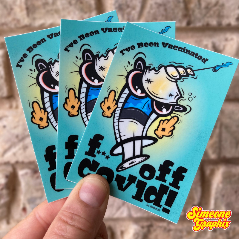 I've Been Vaccinated Rectangle Vinyl Sticker