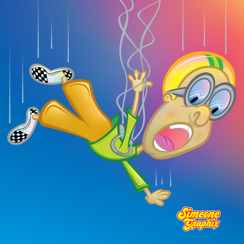 simeone graphix munchies skateboard deck detail 1