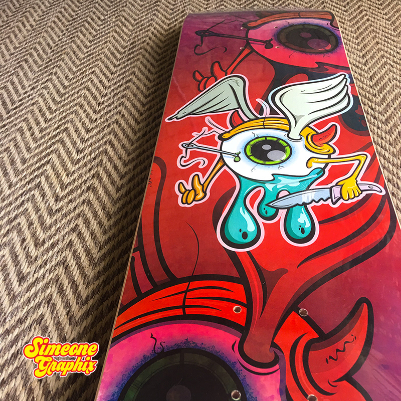 flying eye skateboard