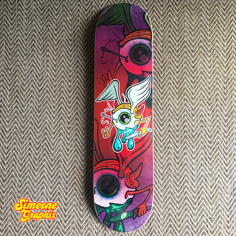 Metal In Your Eye Skatedeck