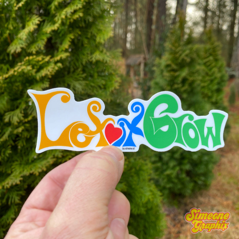 Eric Clapton Let It Grow Sticker