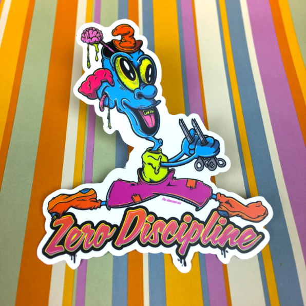 Zero Discipline Sticker