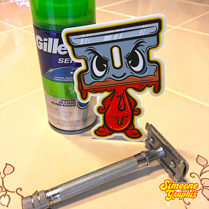 simeone graphix cutter sticker