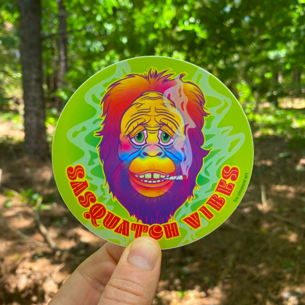 Sasquatch Vibes Sticker