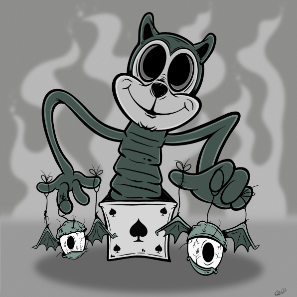 Jeepers Creepers Halloween Illustration