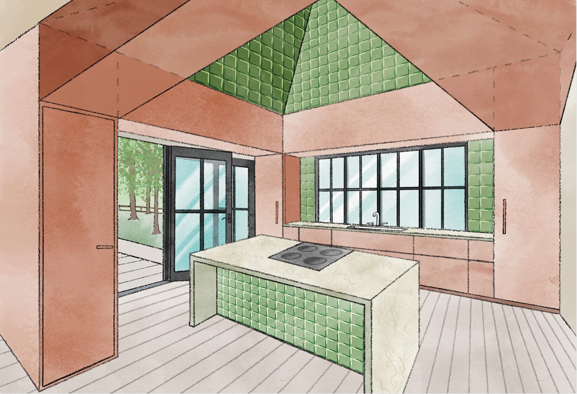Kitchen Remodel Mockup
