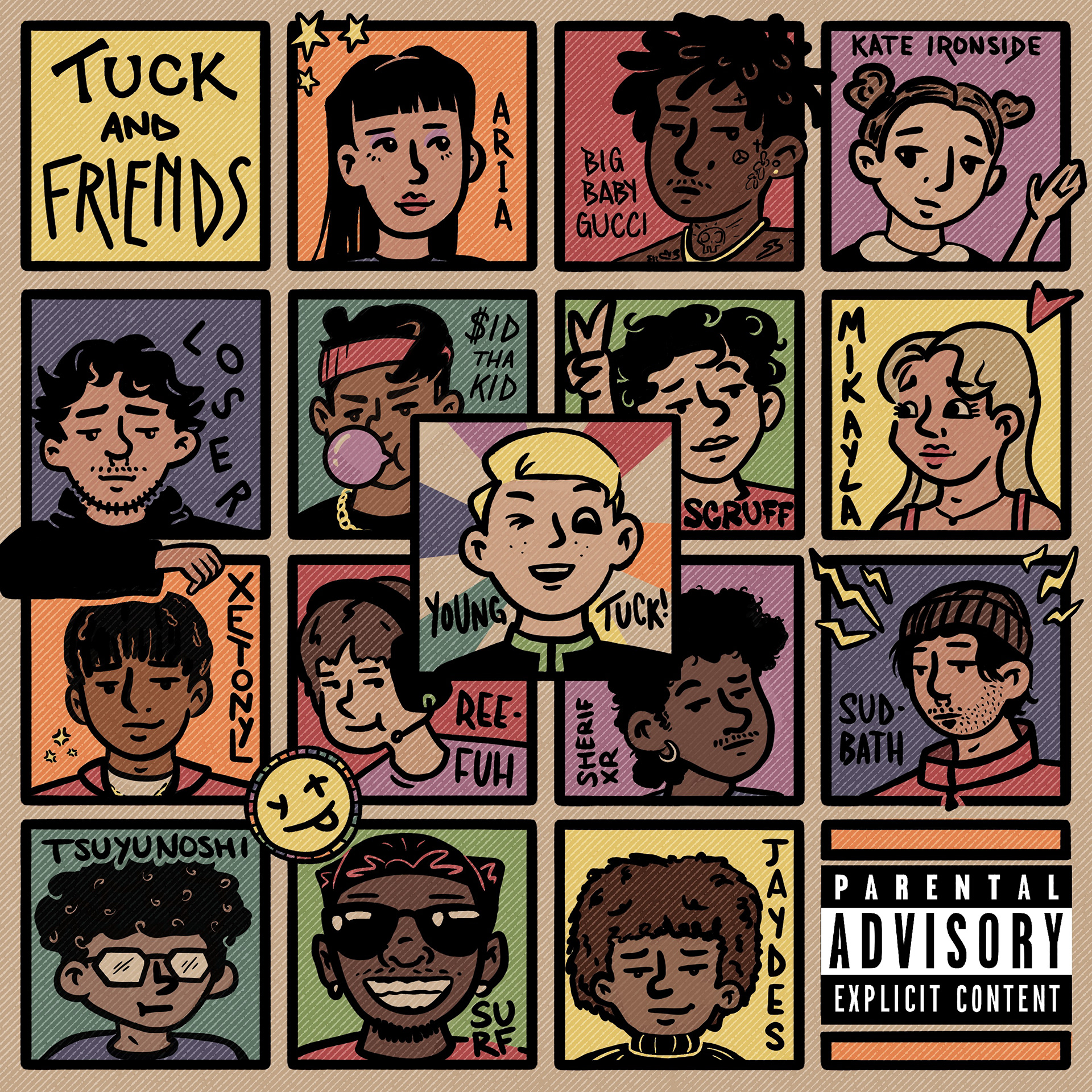 "Tuck and Friends" Album Cover