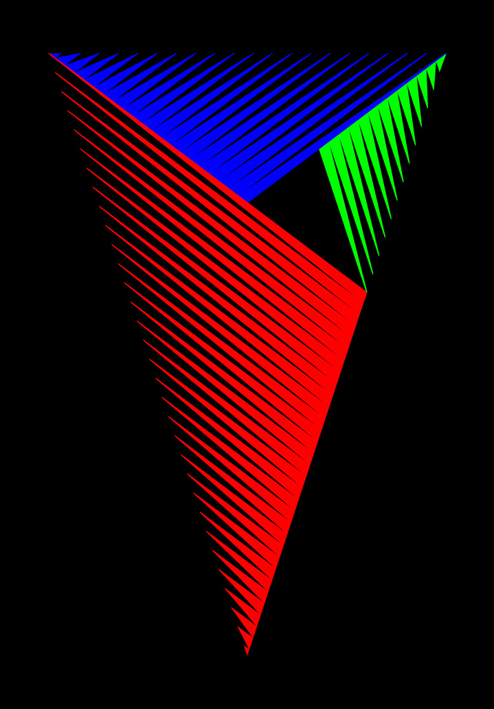 LINEAR DYNE GOLDEN TRIANGLE GRAPHIC