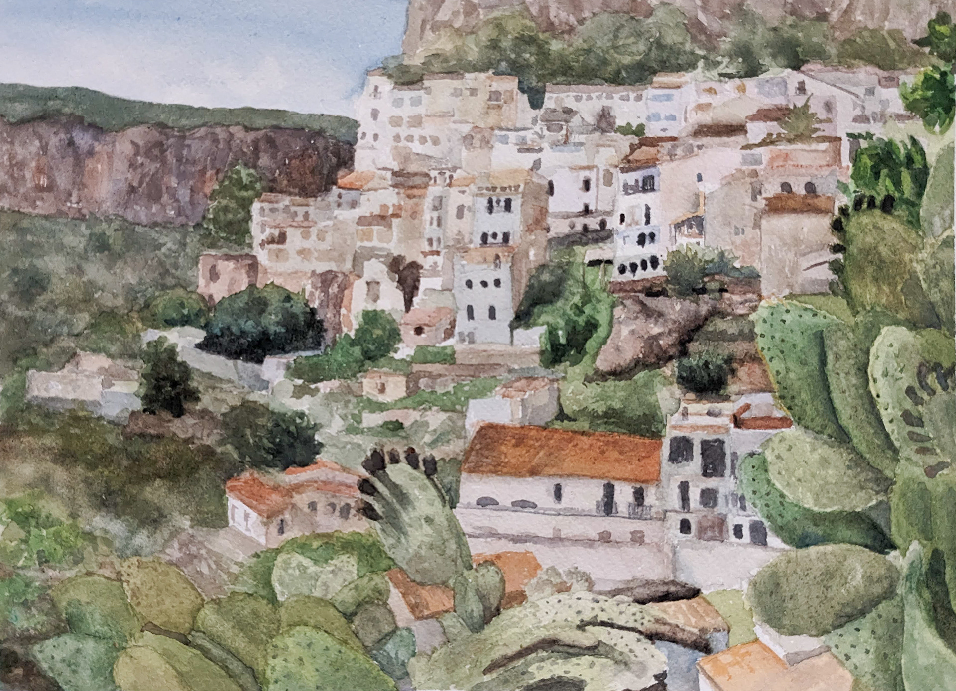 Chullila Spain 2023, 31x23cm