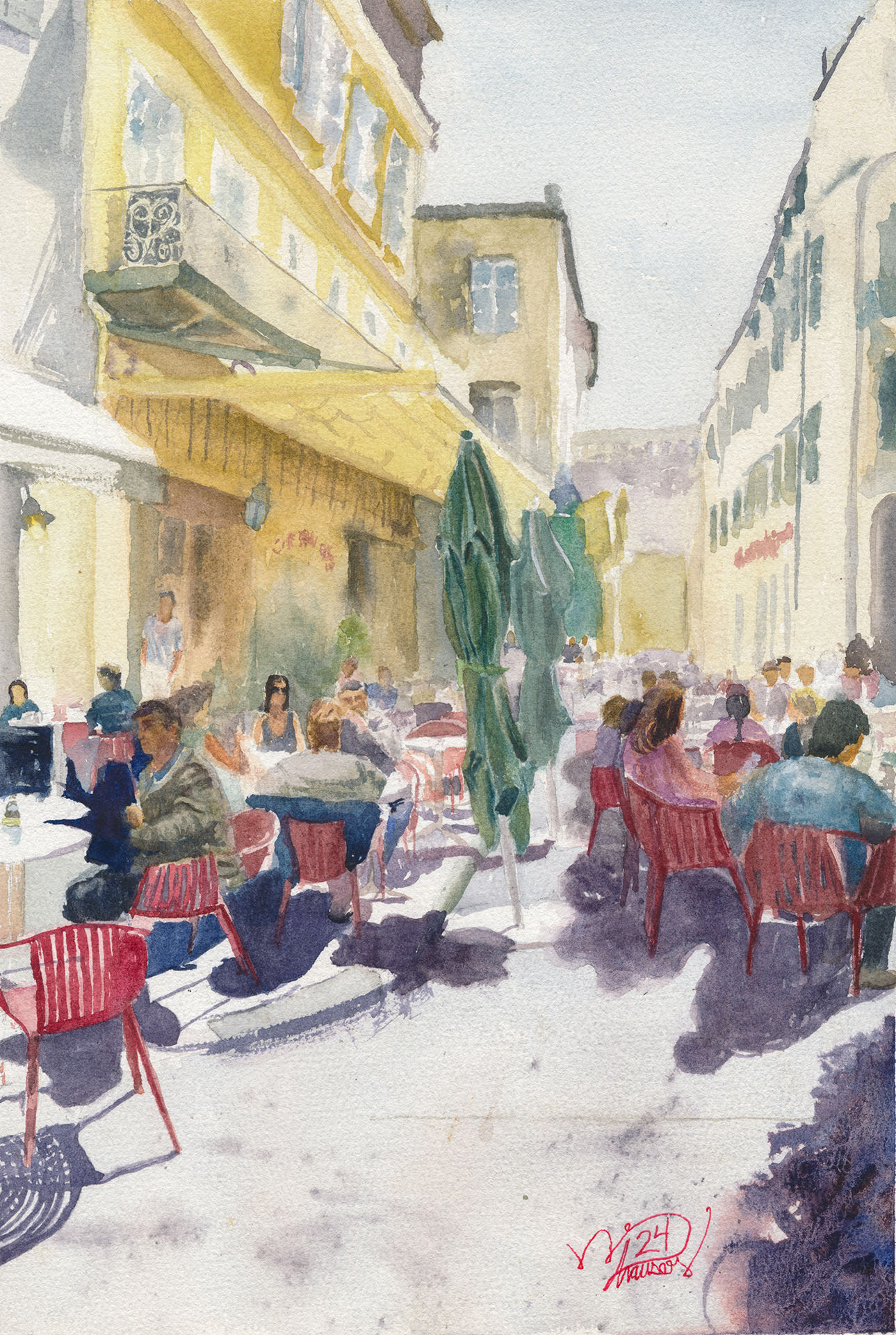 Café Van Gogh 2024 | 11.2x15in
