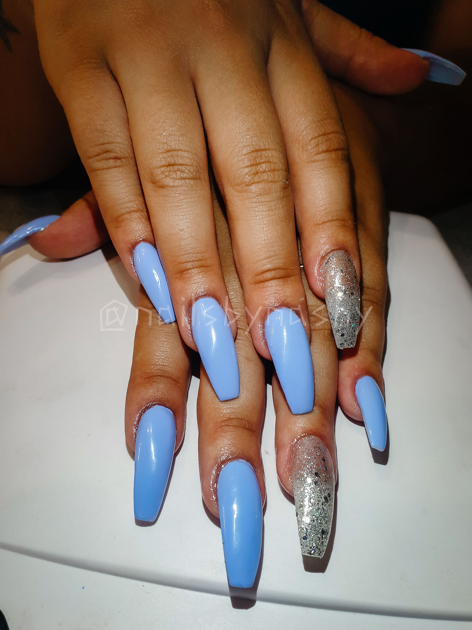 Acrylic nail extensions