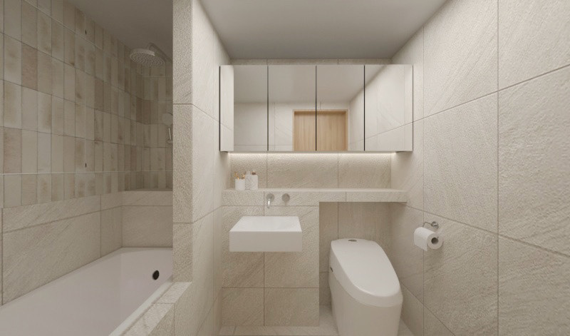 Rendering - Master Bathroom