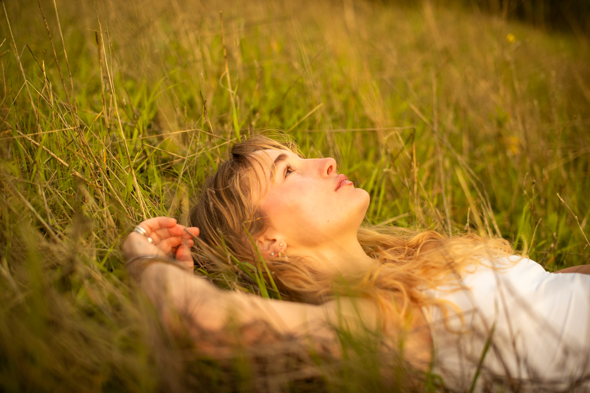 As the California grass begins to die, we find comfort it's golden beauty.